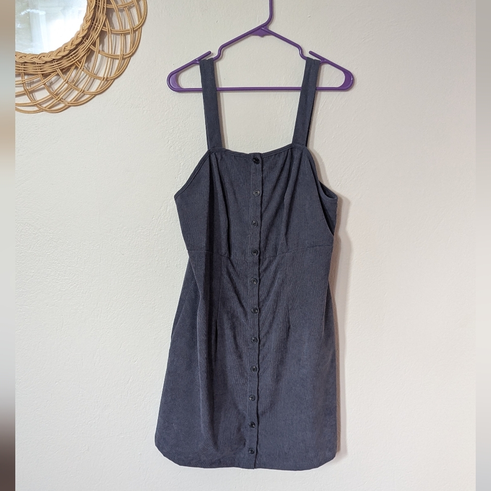 Corduroy Overall Dress